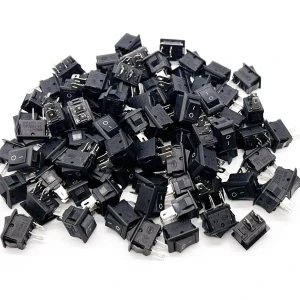Generic 50 PCS 2 Pin SPST Boat Rocker Switch Panel