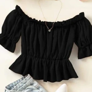 FA-Fashion Inner Smoking Top 3/4 Sleeve Off-Shoulder