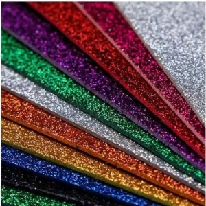 Generic Glitter Foam Sheet Multicolored A4