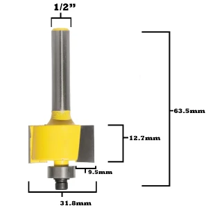 Generic EY 1712 B 1/2 Shank Router Rebating Bit
