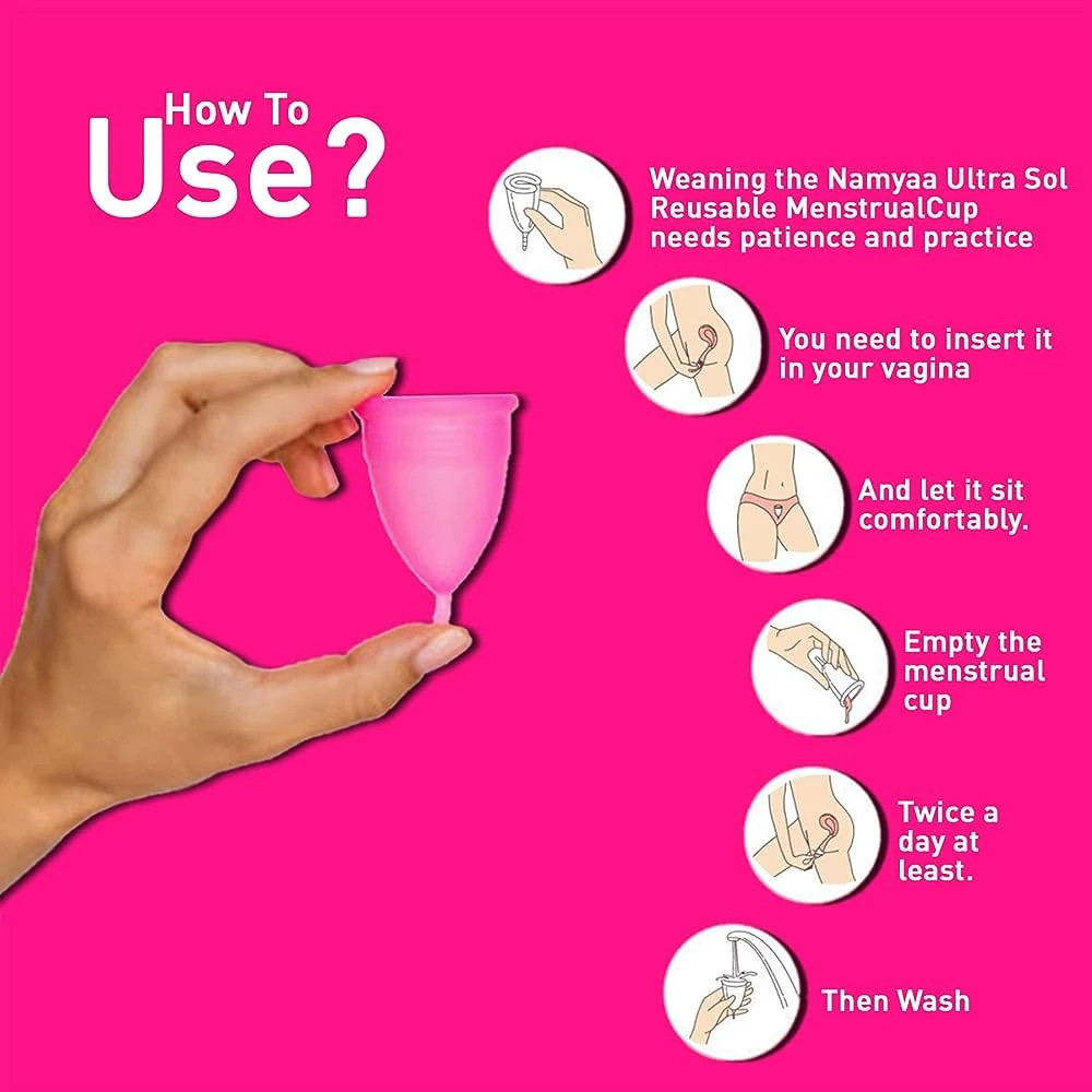 Generic Menstrual Cup Reusable 10 Years Use Save Money - image 2