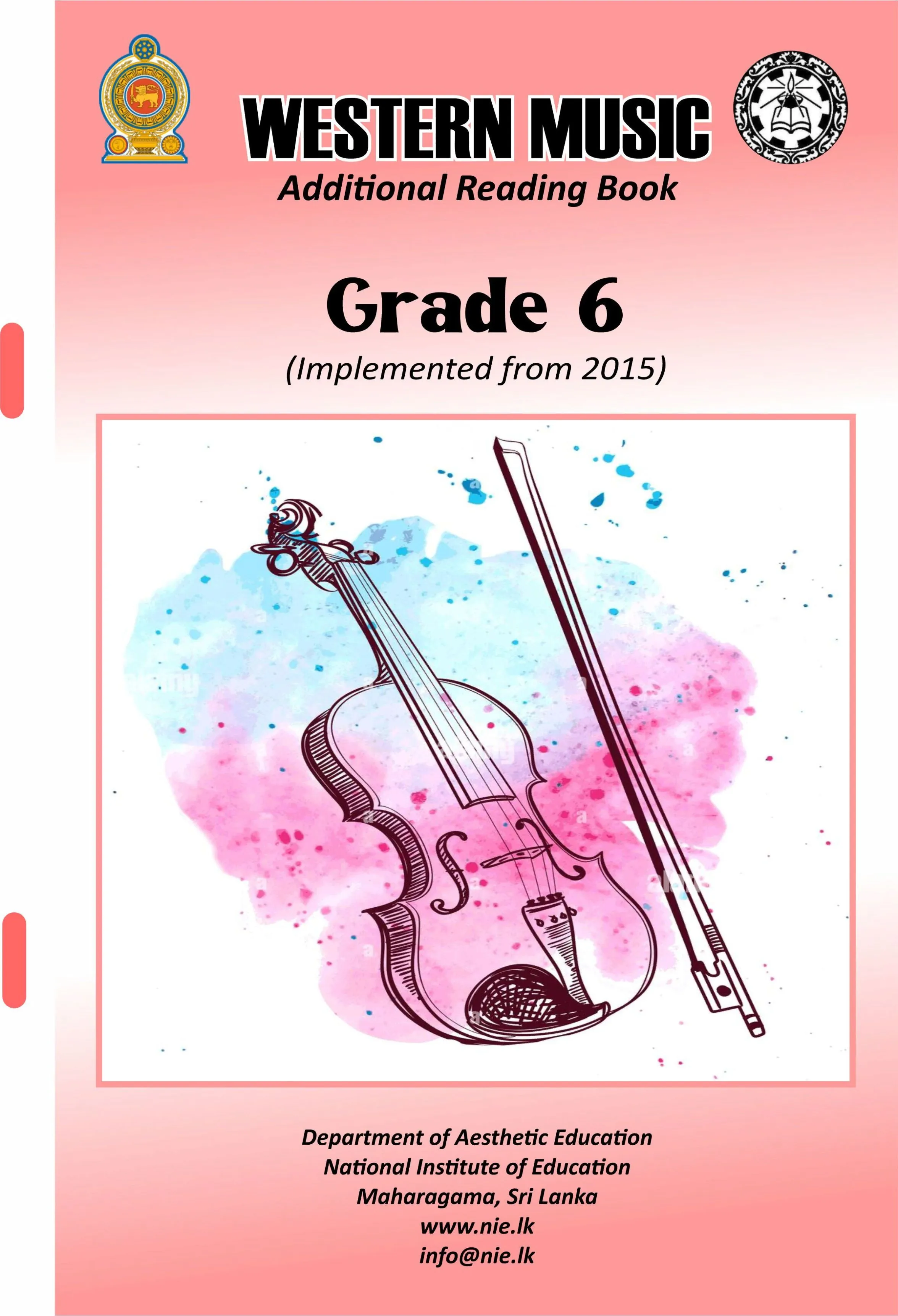 Asiri Print Store 6 Western Music English Color Print Book
