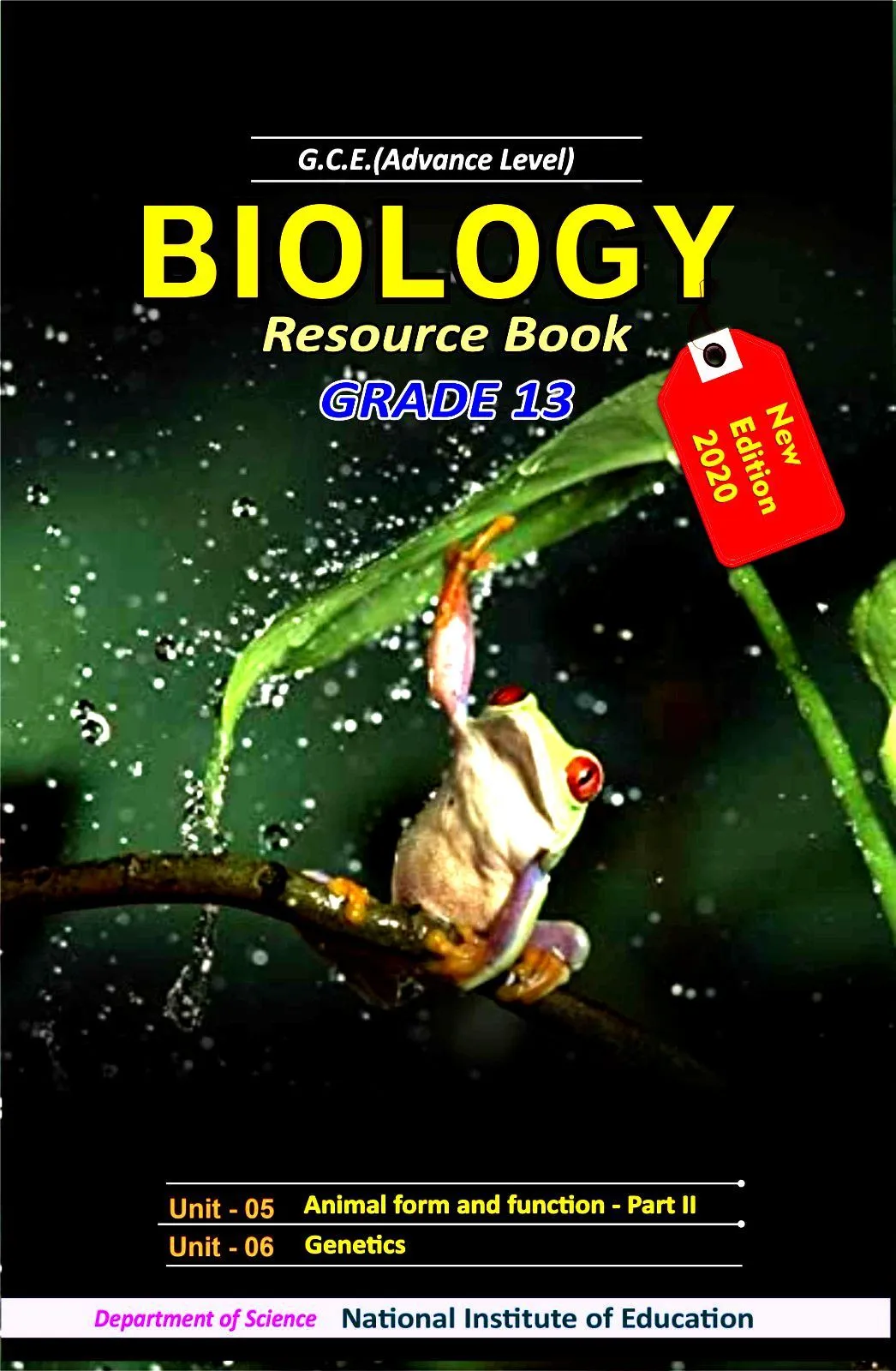 NIE Biology (5ii-6) Advanced Level Resource Book Color