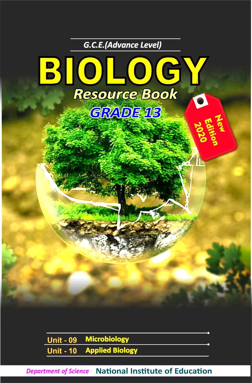 NIE Advanced Level Biology Grade 13 English Medium Color Printed