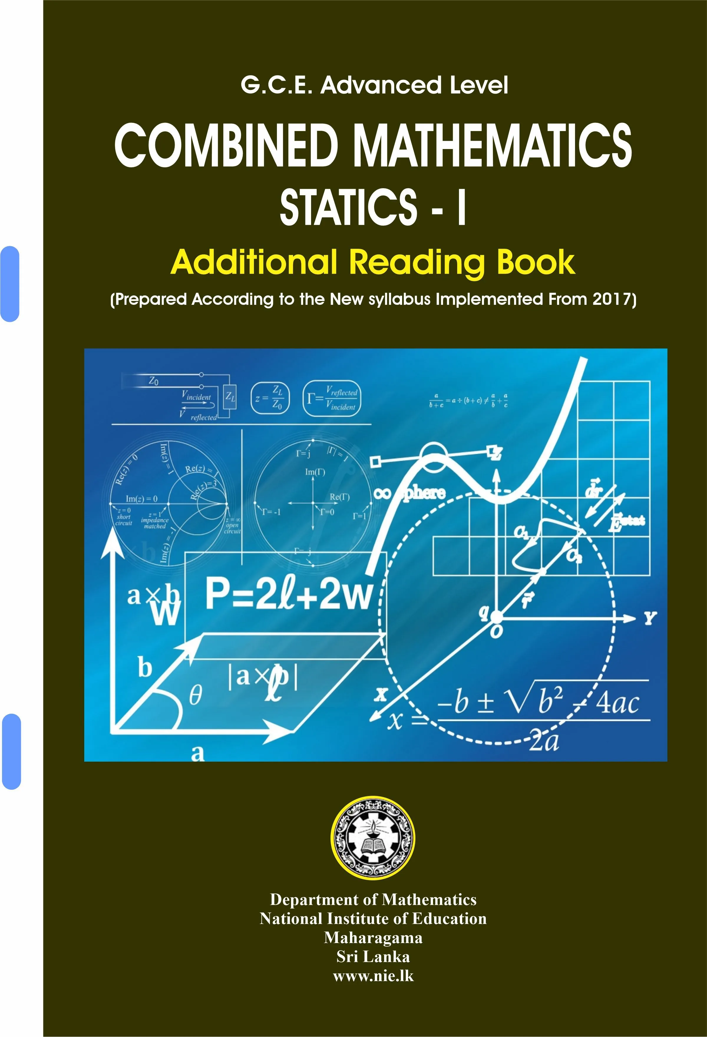 NIE Combined Mathematics STATICS - I Reading Book