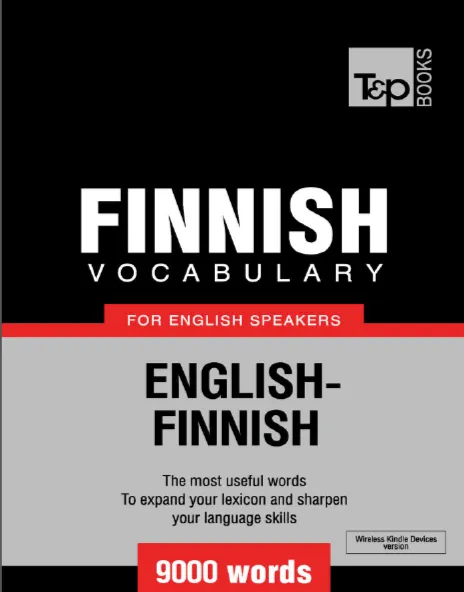 Generic Finnish Vocabulary 9000 Words