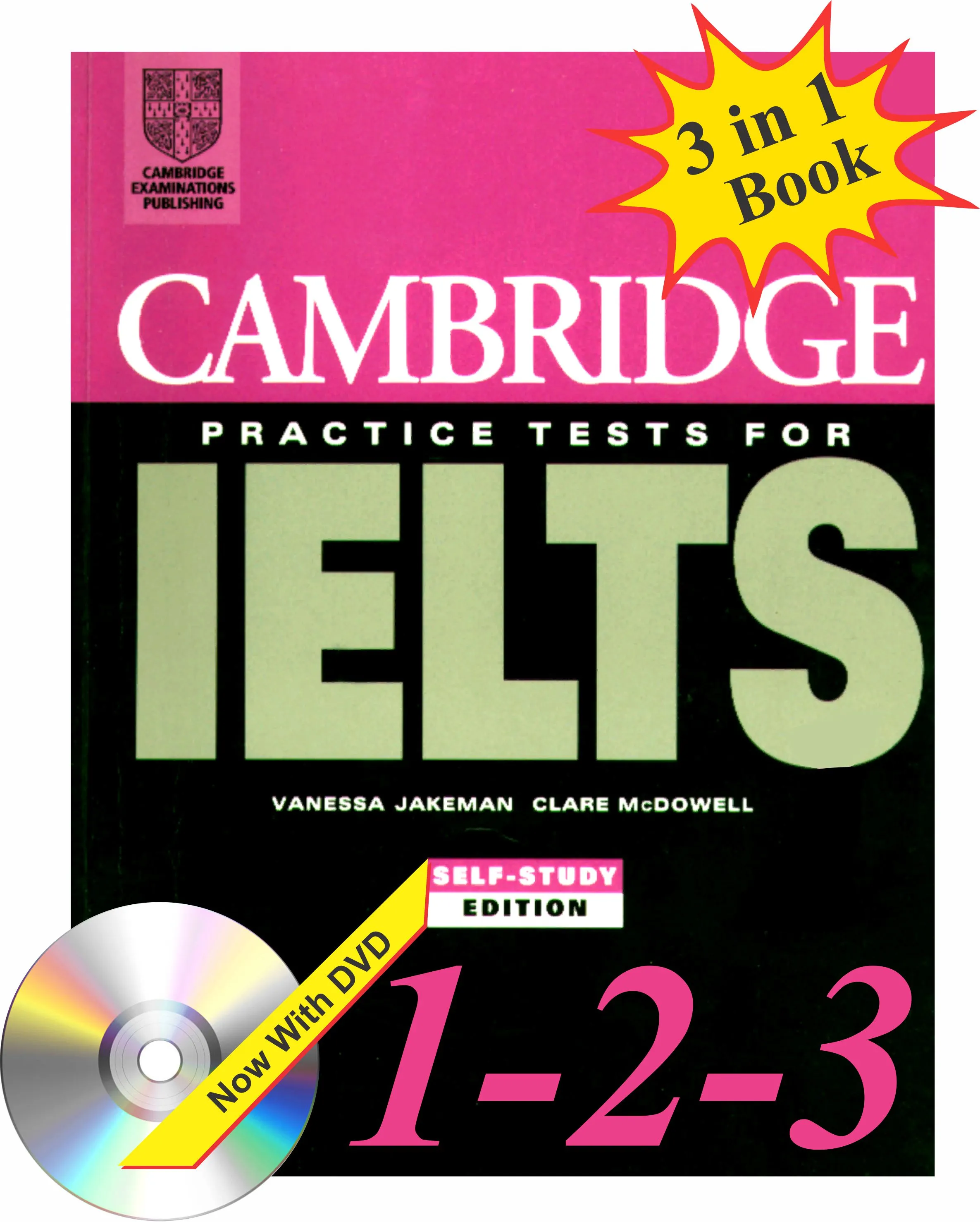 IELTS 1, 2, 3 Bundle Book with DVD