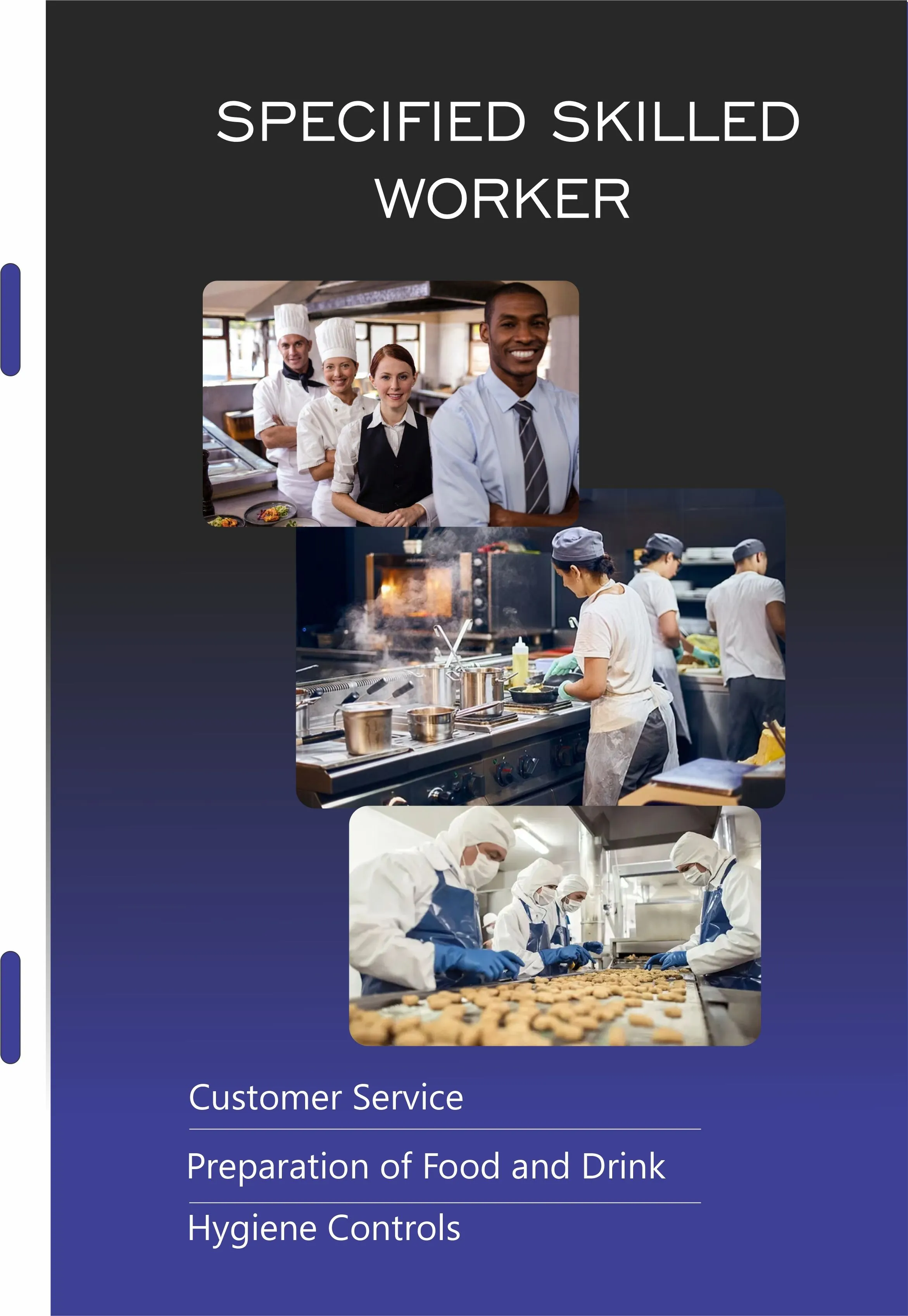 SSW Skill Worker Food Service Industry Test 3 Books