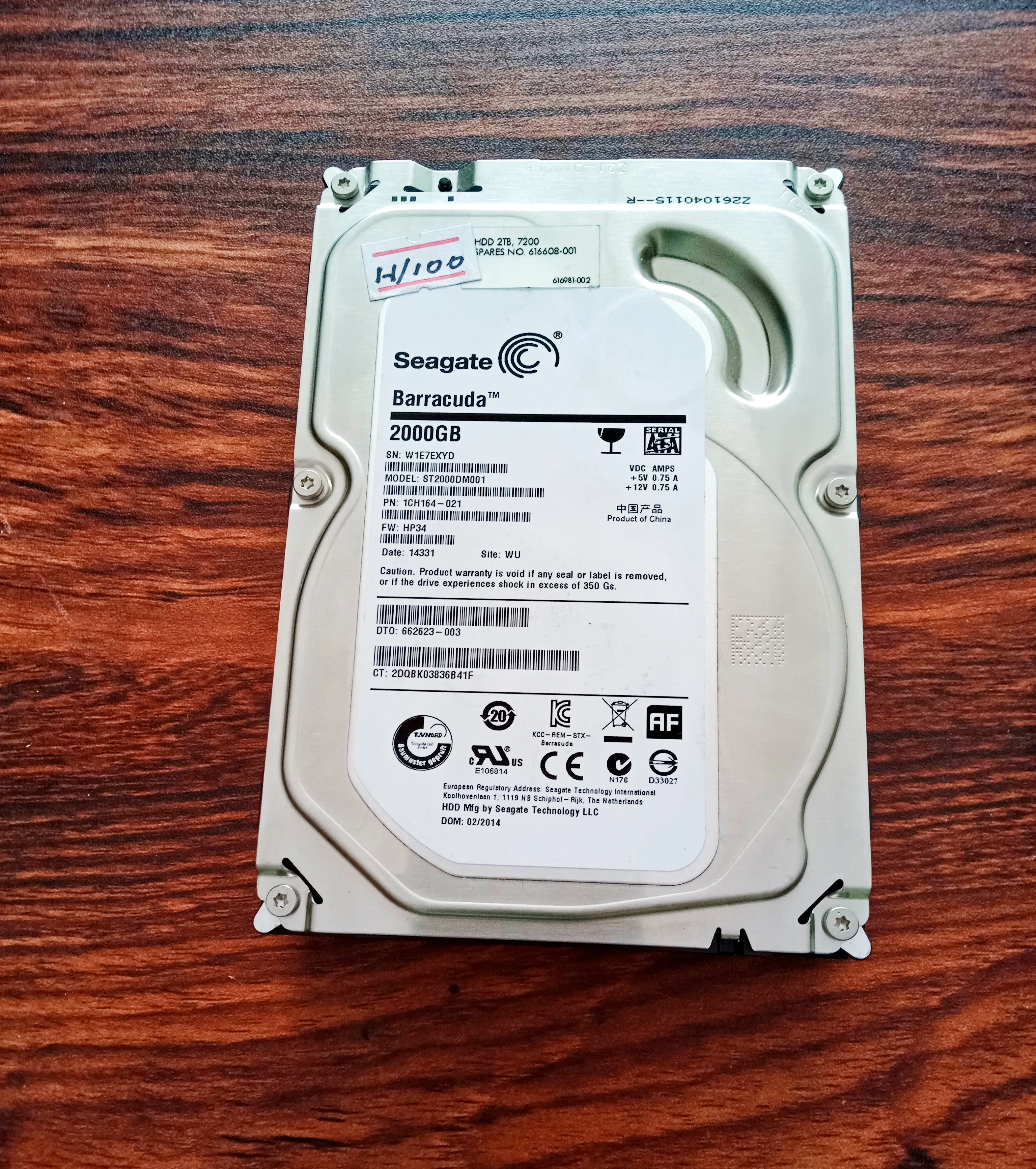 Generic 2TB Internal Hard Disk Drive - image 2