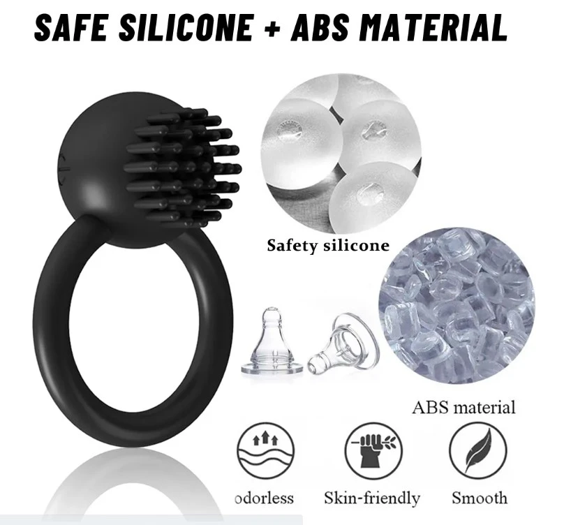 Generic Vibrating Cock Ring Rechargeable 10 Modes - image 7