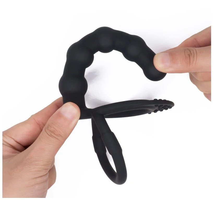 Generic Double Penetration Silicone Anal Beads Butt Plugs - image 1