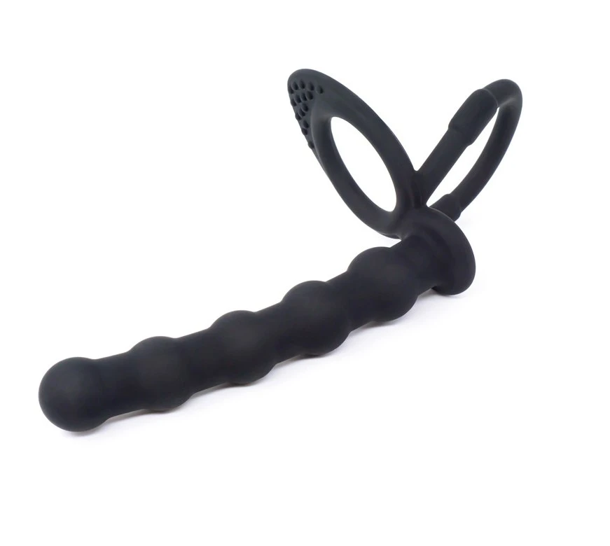 Generic Double Penetration Silicone Anal Beads Butt Plugs - image 3