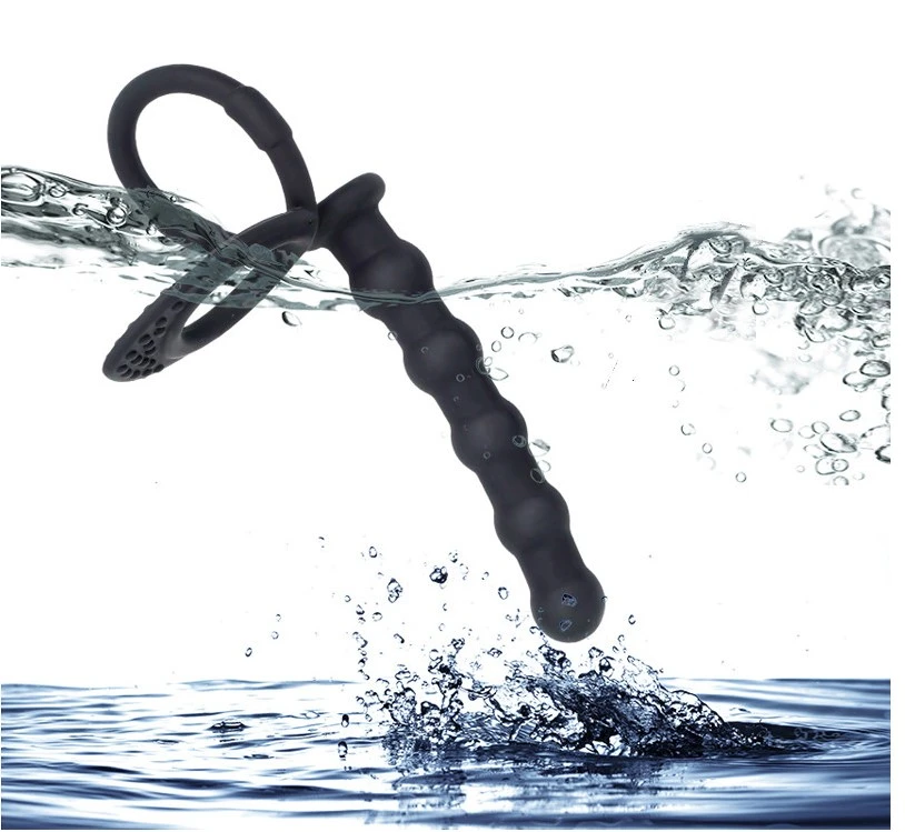 Generic Double Penetration Silicone Anal Beads Butt Plugs - image 5