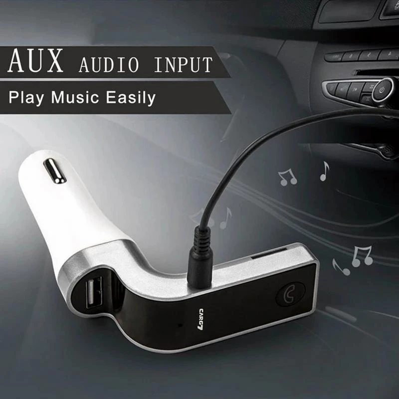 Generic G7 Bluetooth Car Modulator Transmitter USB Charger - image 3