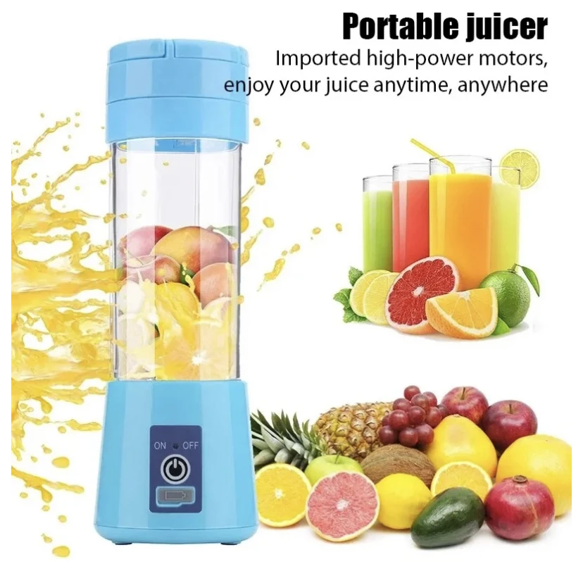 Generic Portable Mixer Juicer Blender USB Rechargeable