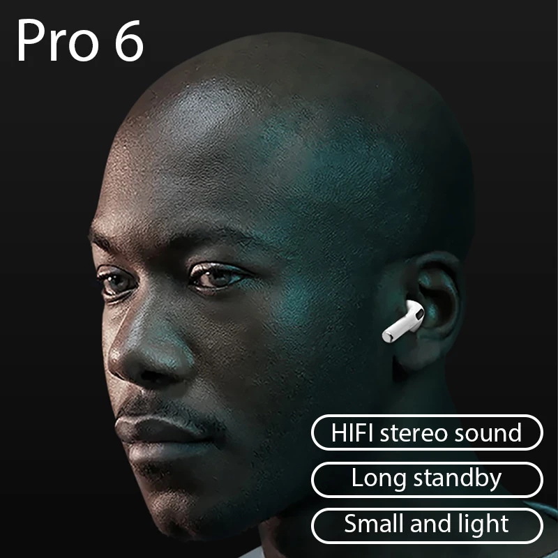 Pro 6 Airpod Wireless Bluetooth 5.0 Earbud - image 4