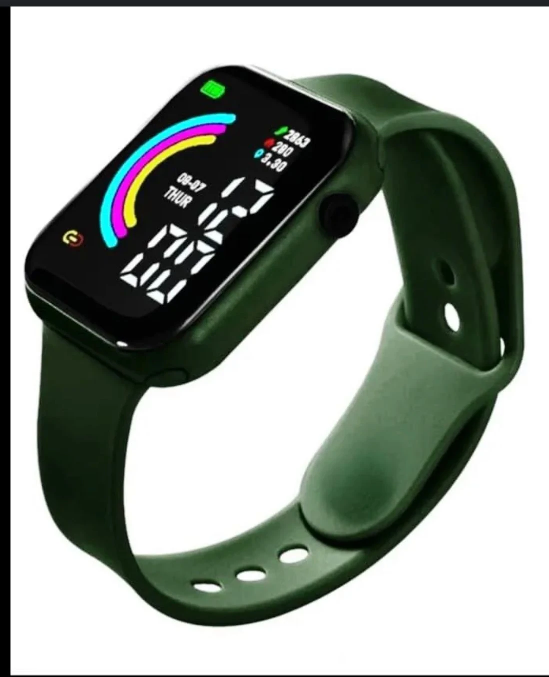 Rainbow Digital Rainbow LED Watch - image 2