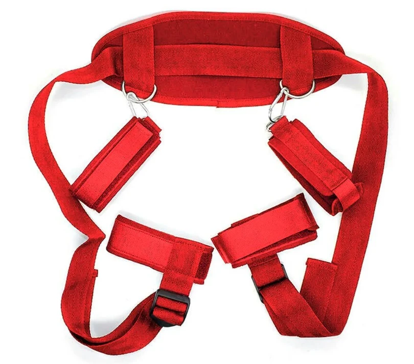 Sexy Nylon BDSM Bondage Kits Handcuffs Ankle Cuffs - image 3