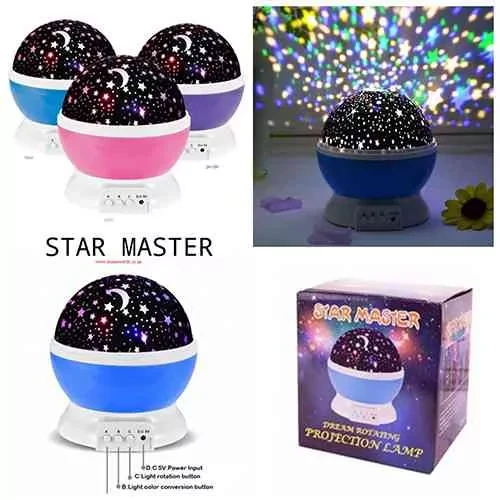 Star Master LED Rotating Night Light - image 3