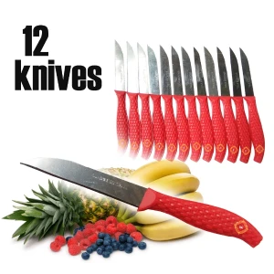 Generic 12Pcs Mini Knife Set Stainless Steel Portable