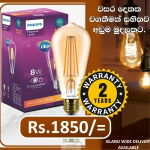 Philips Element 8w LED Filament Bulb