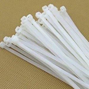 Kosmos 2.5x100mm White Plastic Cable Tie 100pcs
