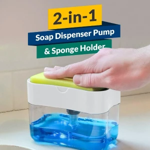 Generic Soap Pump Sponge Caddy 2-in-1 Dispenser