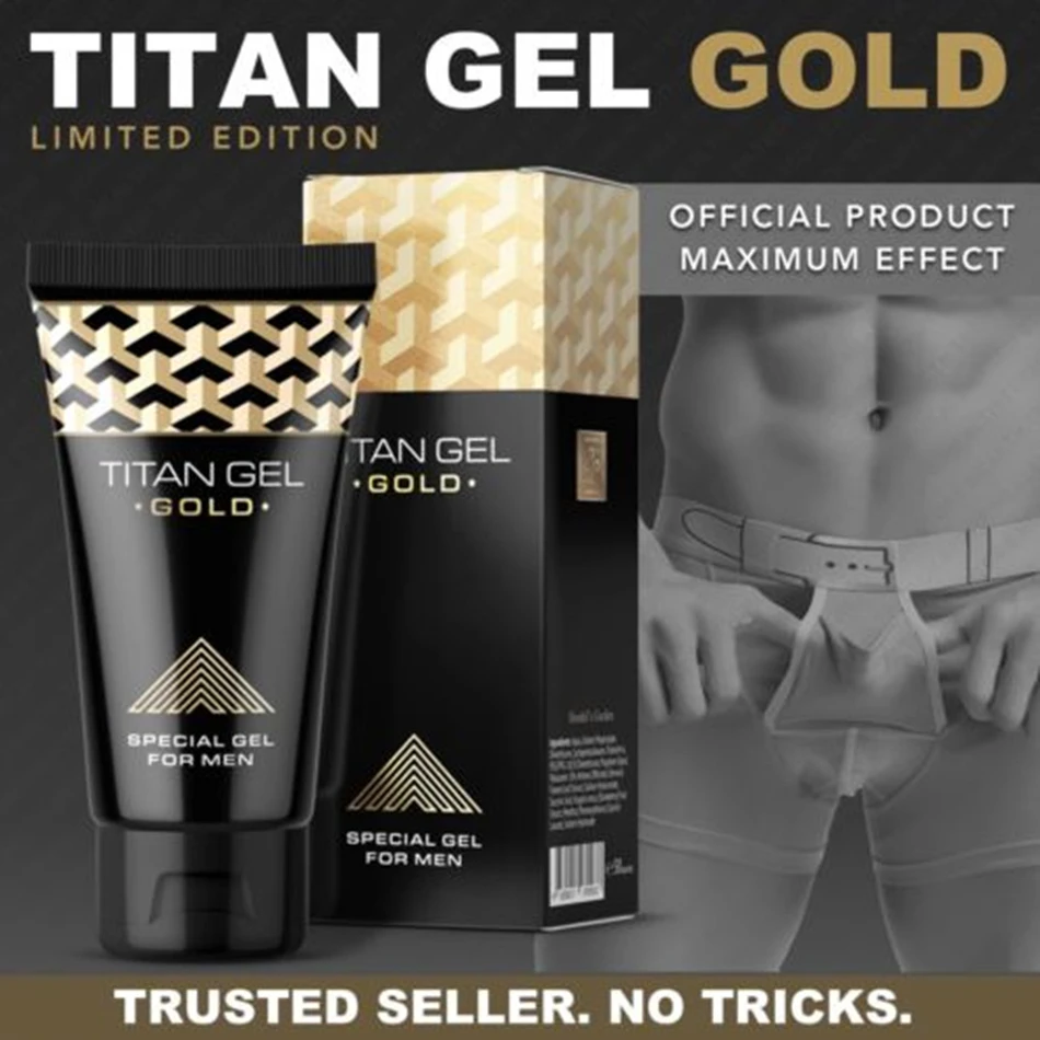 Titan Gel Gold Penis Enlargement Gel for Men