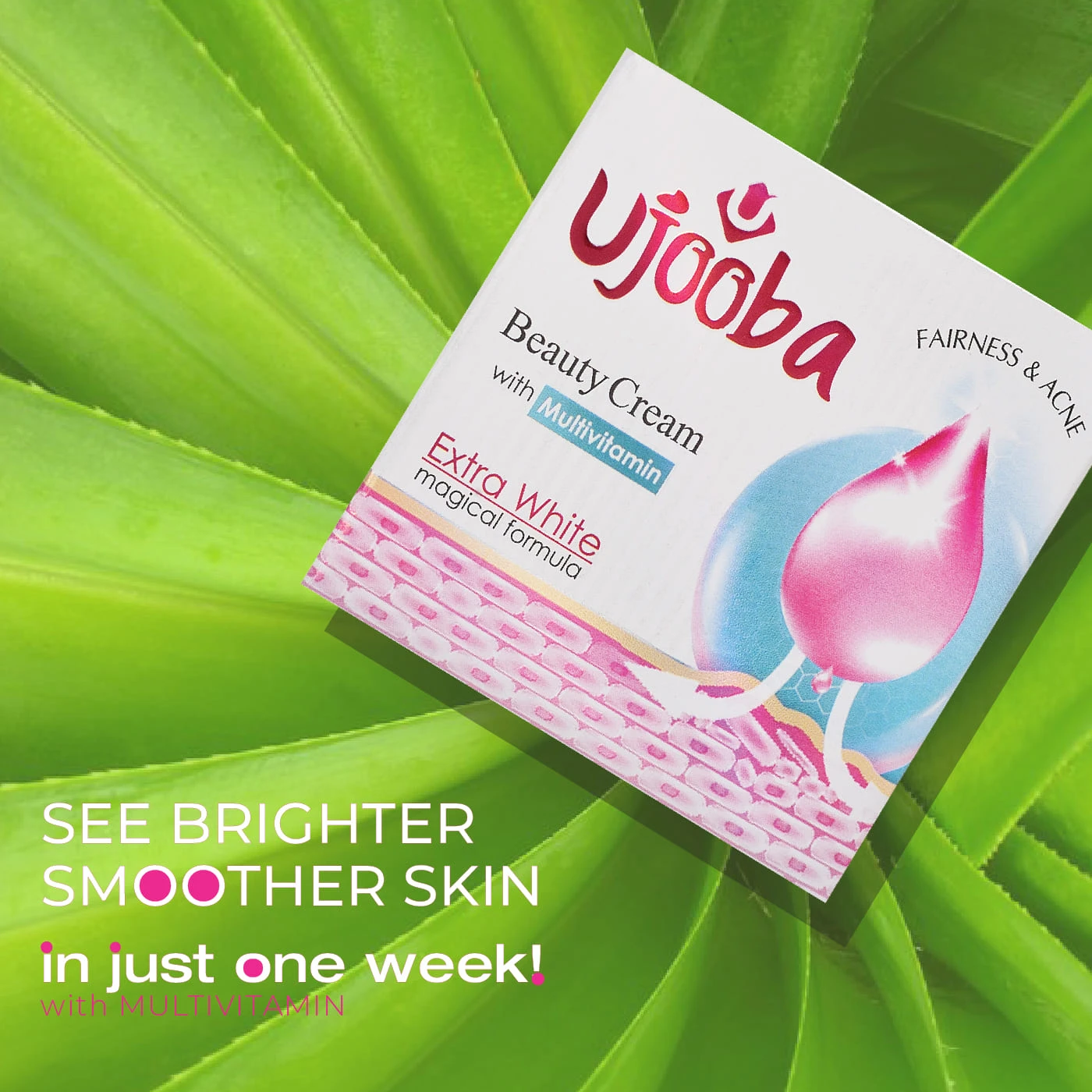 Ujooba Whitening Beauty Cream Multivitamins 30g