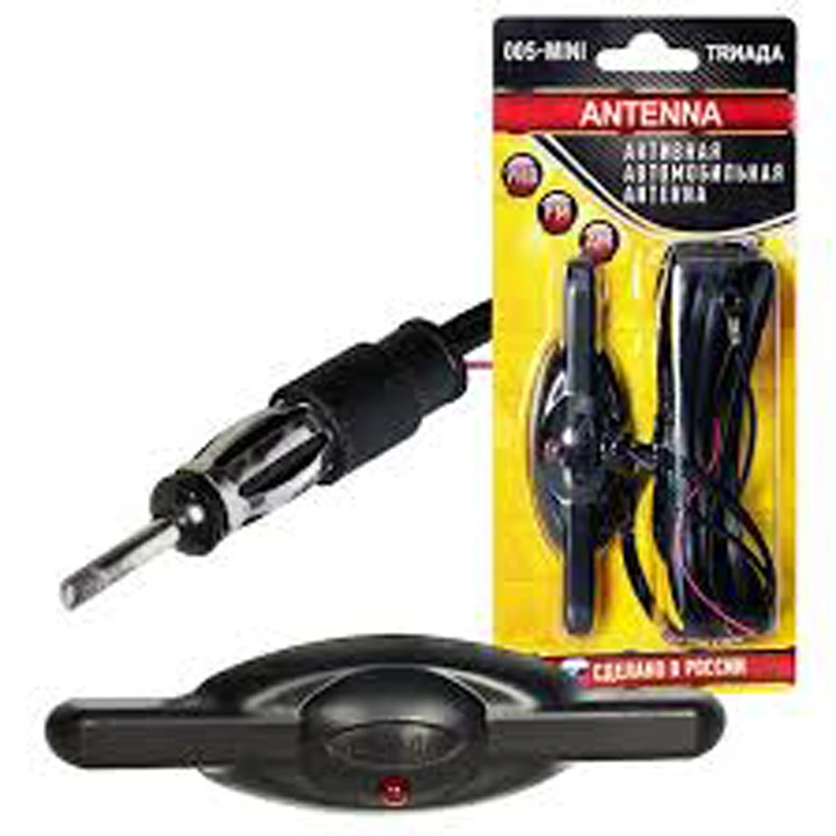 Universal Car Windshield AM FM Radio Antenna DC 12V - image 1