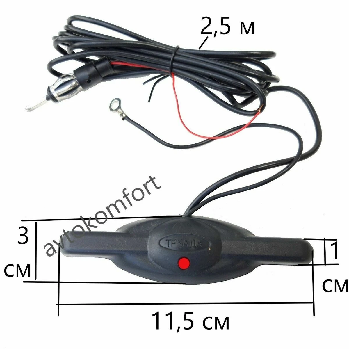 Universal Car Windshield AM FM Radio Antenna DC 12V - image 2