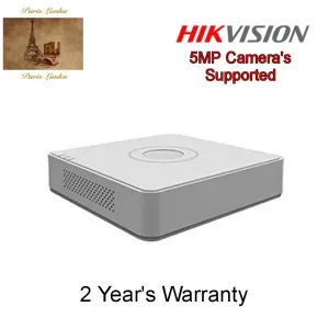 HIKVISION 8ch 5MP Turbo HD DVR - DS-7108HQHI-K1