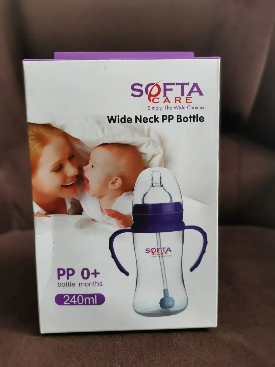 Generic Feeding Wide Neck Bottle Plastic 240ml - image 2