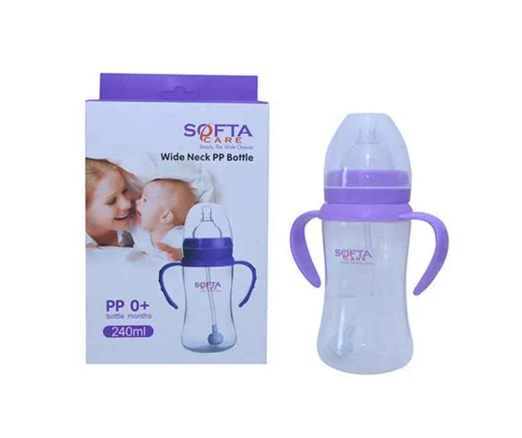 Generic Feeding Wide Neck Bottle Plastic 240ml - image 3