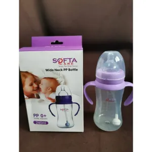 Generic Feeding Wide Neck Bottle Plastic 240ml