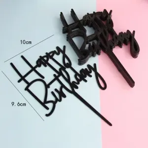 Generic Cake Toppers Acrylic Mirror