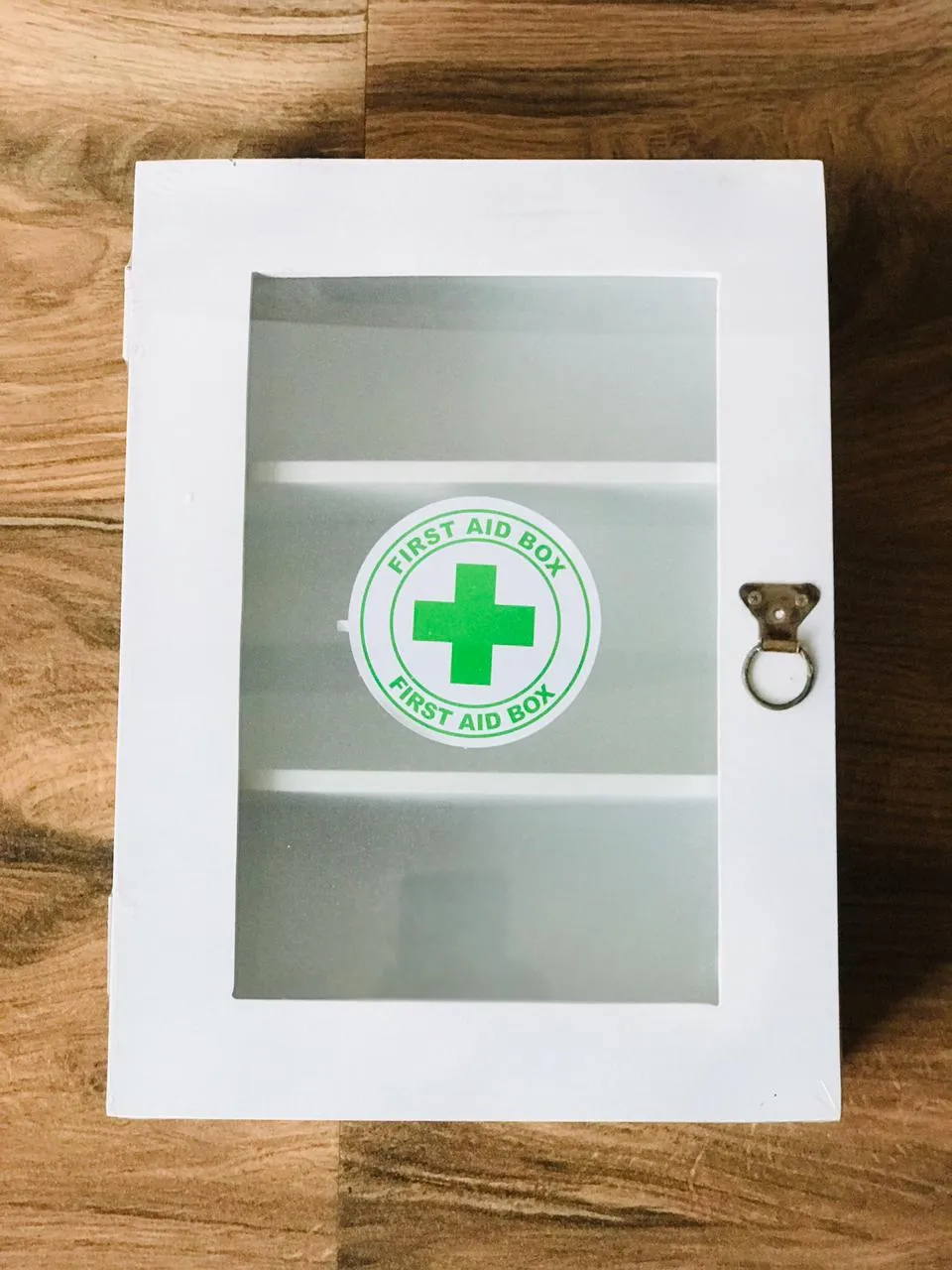 Generic First Aid Box Wood Large 15x11x4 - image 2