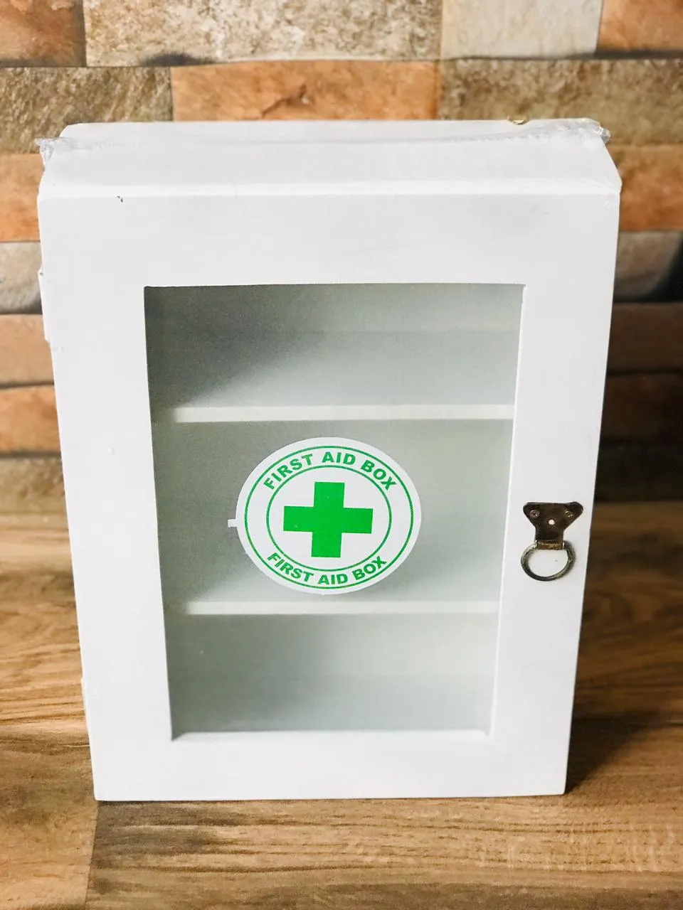 Generic First Aid Box Wood Large 15x11x4 - image 4