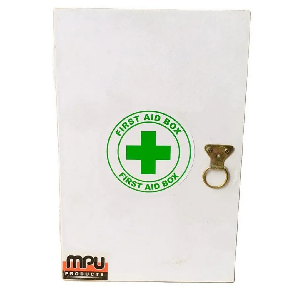 Generic First Aid Box Wood Wall Hanger