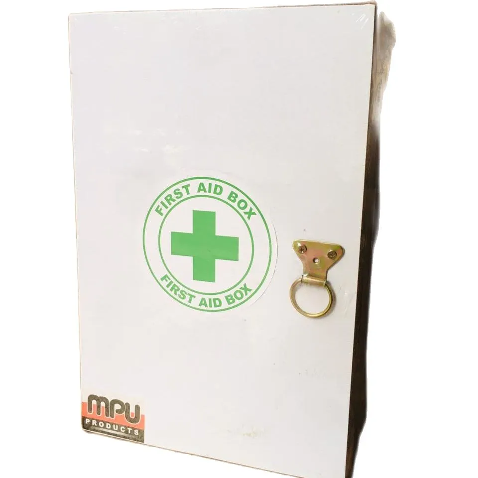 Generic First Aid Box Wood Wall Hanger - image 2