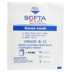 Generic 10x10cm 12ply Sterile Gauze 5pcs Pack