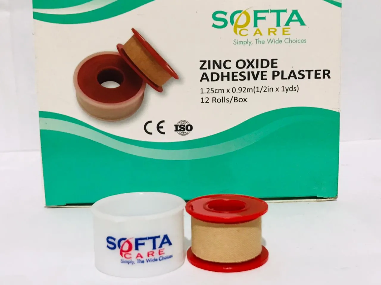 Generic Zinc Oxide Adhesive Plaster 1.25 x 0.92m 12 pcs - image 2