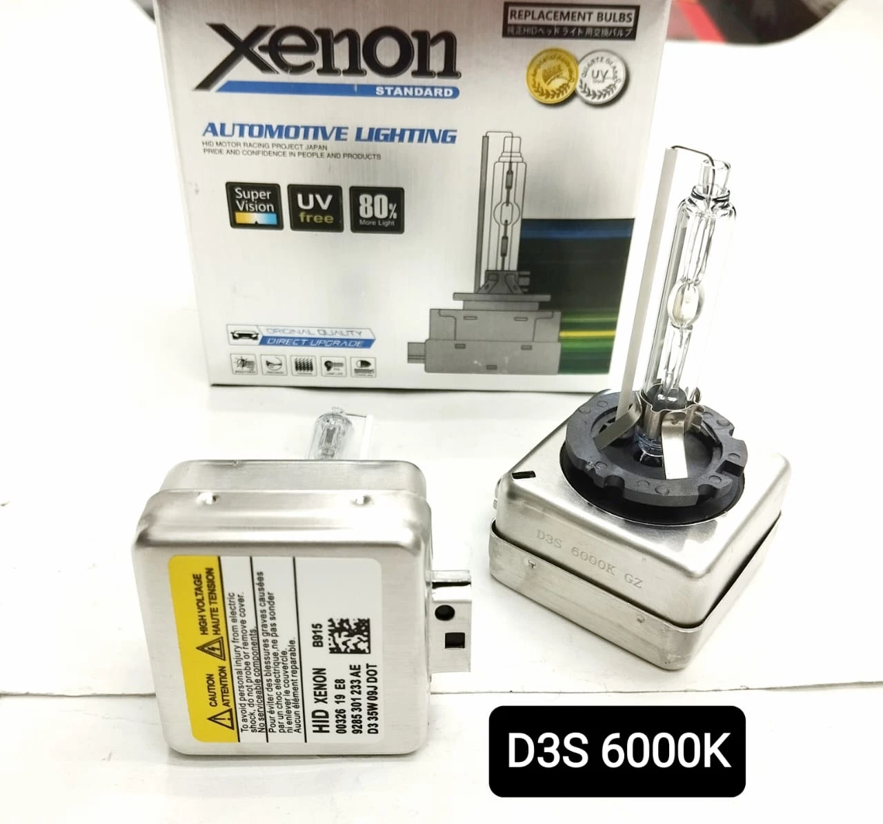 Generic D3S HID Xenon Bulb 6000K 35W Replacement - image 1