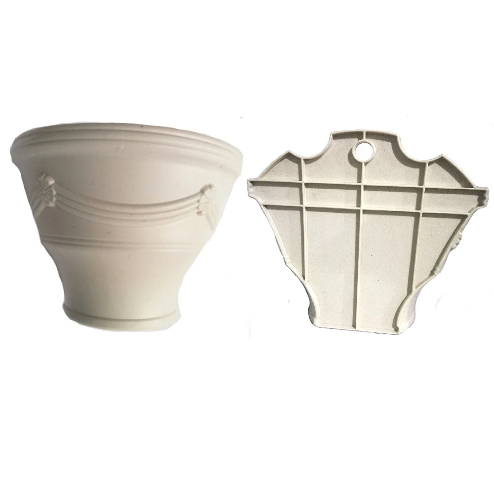 Lakwa Wall Pots 4 pcs White 21cm - image 3