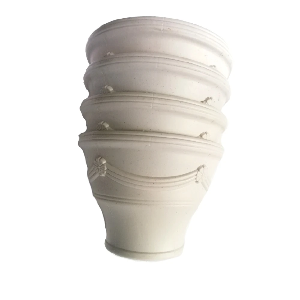Lakwa Wall Pots 4 pcs White 21cm - image 4