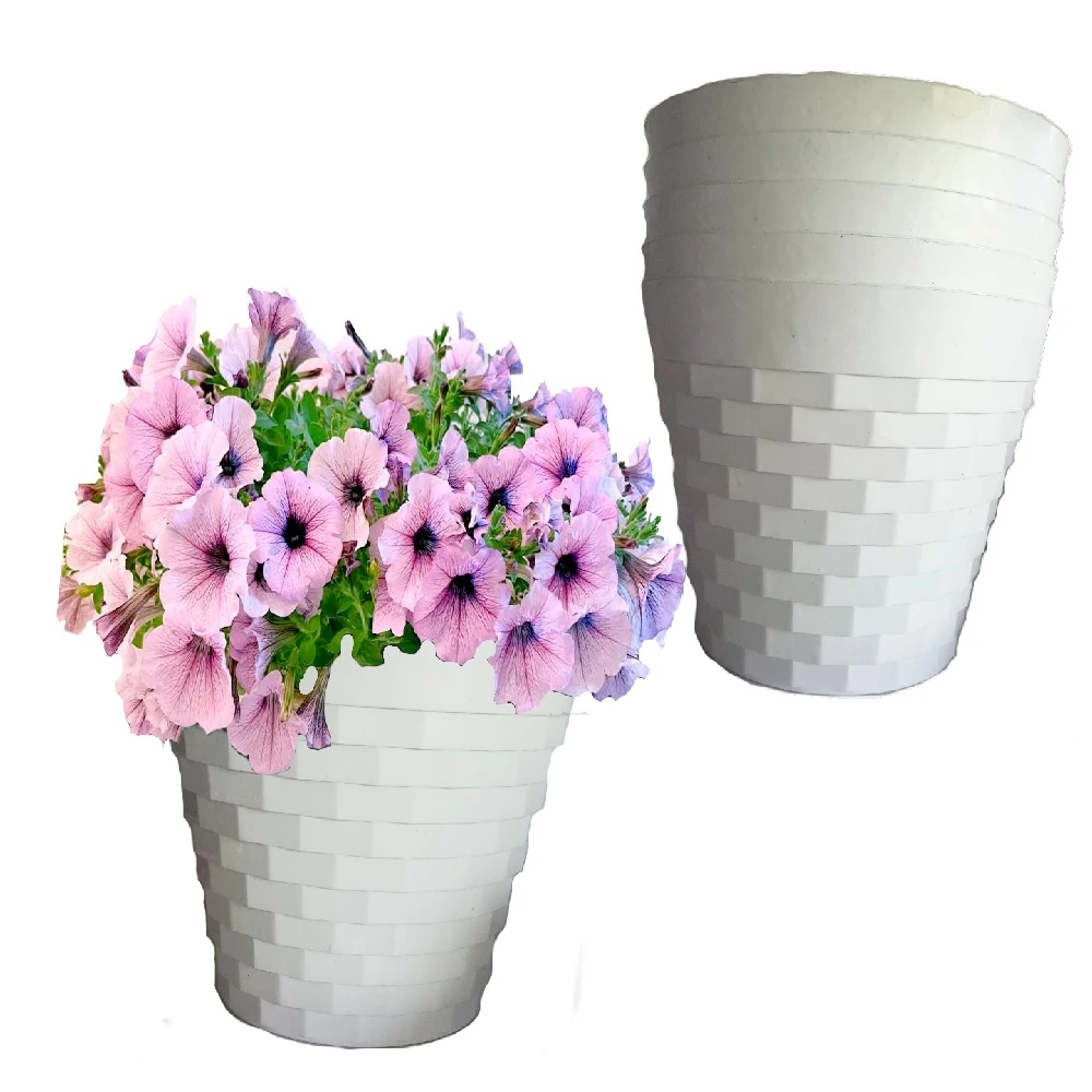 Diamond Flower Pots 20cm 18cm Diamond Design