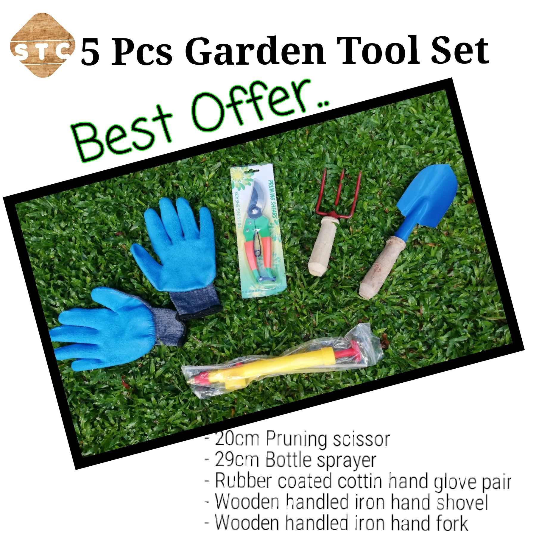 Generic 5 Pcs Gardening Too Set - Pruning Kit - image 3