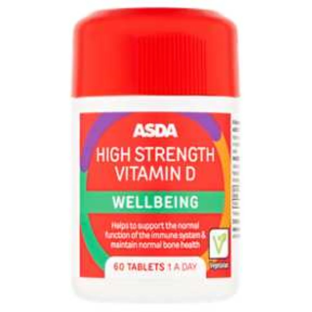 ASDA Vitamin D Well Being Tablets High Strength