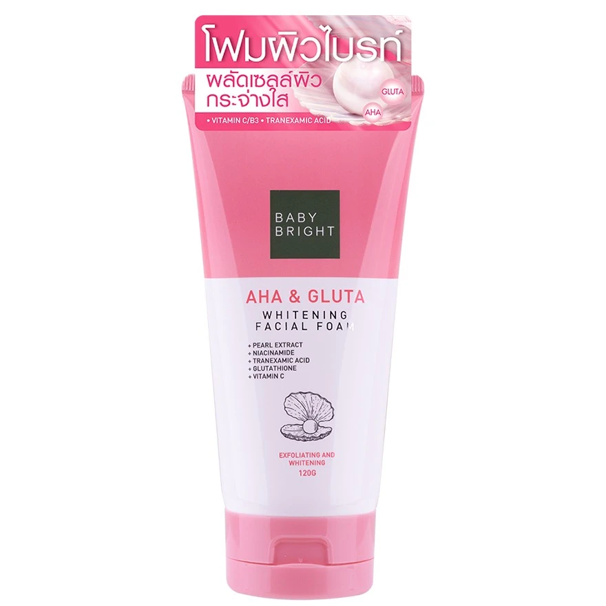 BABY BRIGHT Facial Foam AHA & GLUTA Whitening - image 6