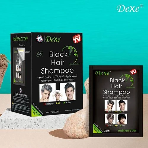 Dexe Instant Hair Dye Shampoo 5 minutes for Men & Women - image 2